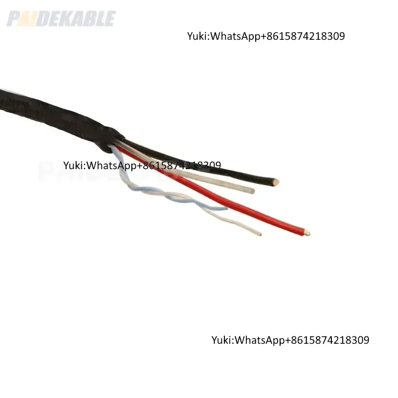 Фото Высококачественный индивидуальный медный кабель 2x20AWG+1x2x28AWG+1OFC с ПЭ изоляцией для аэростатов и воздушных шаров №4