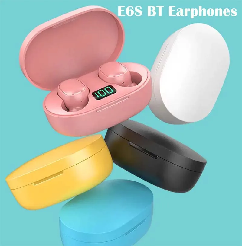 

Беспроводные наушники E6S, TWS наушники 2023, Bluetooth наушники со встроенным микрофоном и системой ШПД