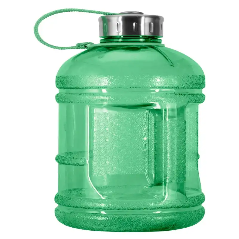 

Bottles 1/2 Gallon (64 oz.) BPA Free Plastic Water Bottle w/ 48mm Steel (Green)