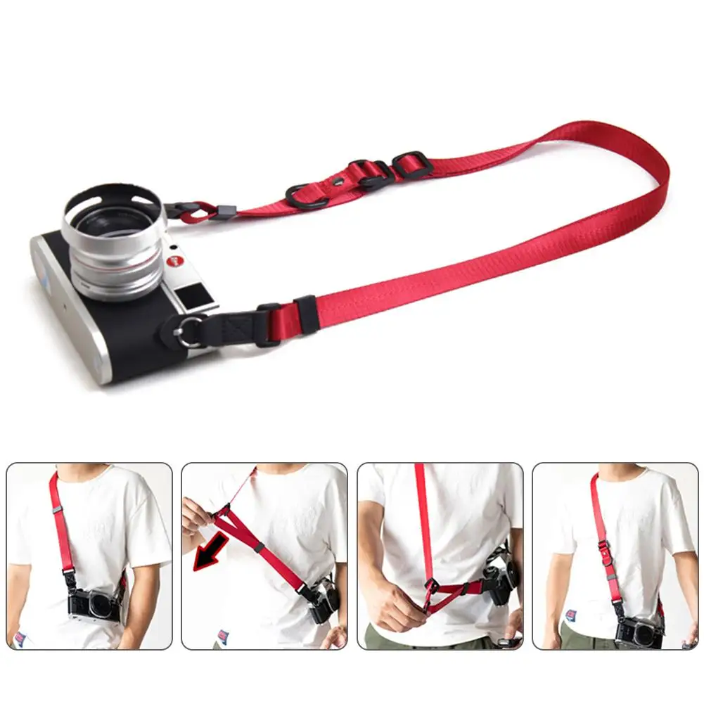 

Quick Carry Speed Nylon Sling Shoulder Sling Belt Neck Strap for Digital Camera Compatible Equipment Polaroid Micro Single