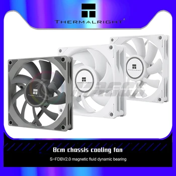 Thermalright TL-8015 PC 컴퓨터 초저소음 냉각 팬, CPU 라디에이터, 4 핀 PWM, 2200RPM 섀시 시스템 팬, 80mm