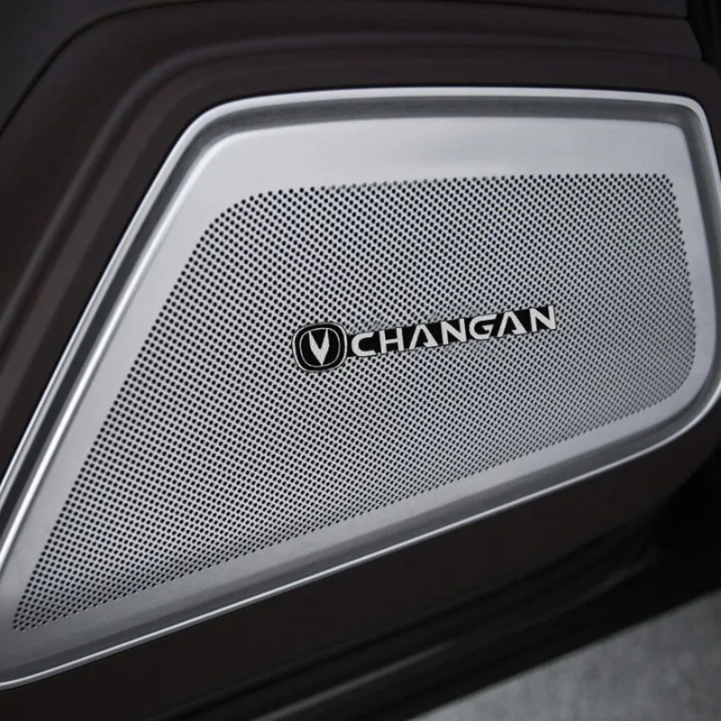 3D наклейка для стайлинга автомобиля алюминиевая эмблема внутренний динамик