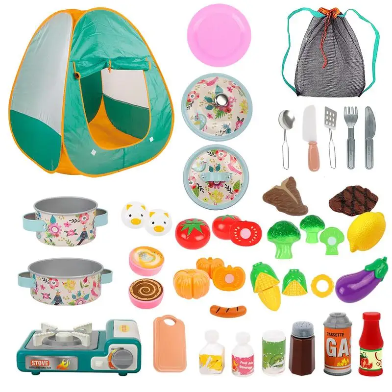 Набор игрушек для кемпинга 40 шт. игрушечные фрукты малышей игрушки набор с