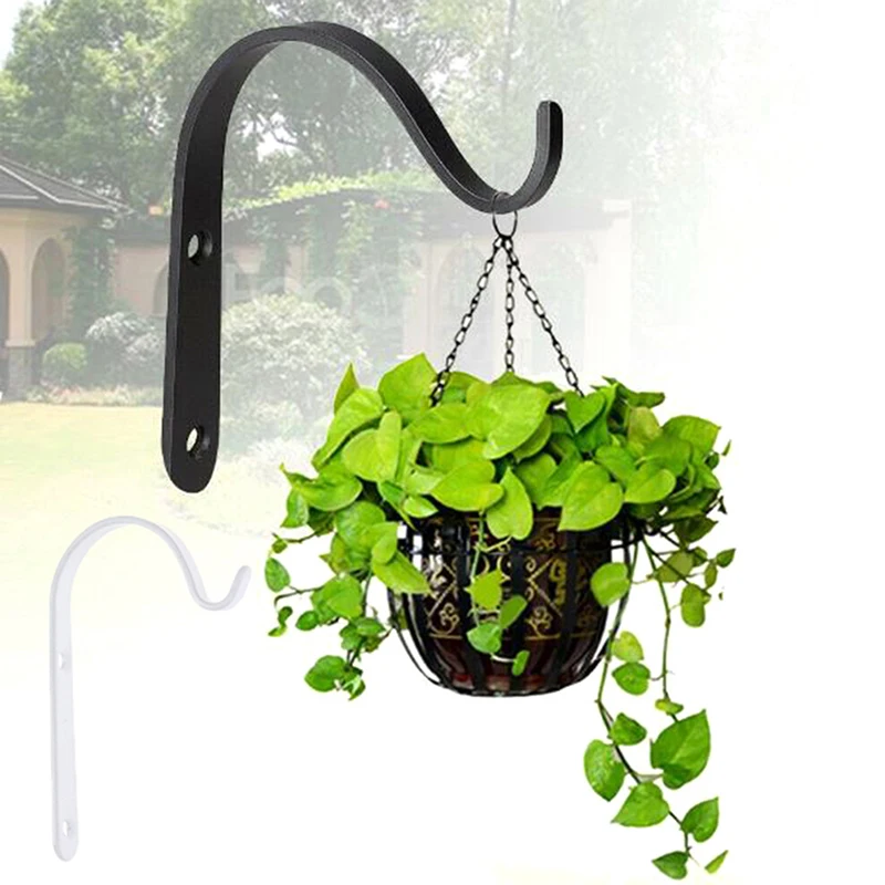 

Garden Hanging Wall Brackets Outdoor Basket Plant Pot Hanger Hook Decor