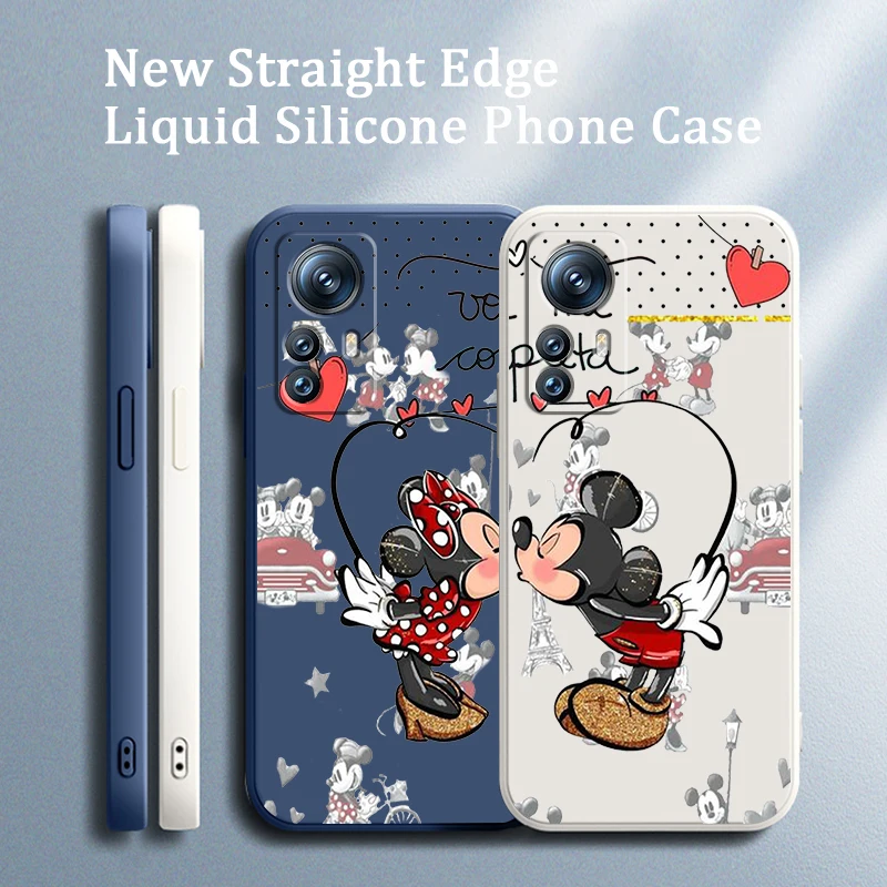 

Comic Disney Minnie Mickey Liquid Rope Funda Phone Case For Xiaomi Mi 12T 12S 12 12X 11i 11T 11 10 10S 10T Pro Lite Ultra 5G