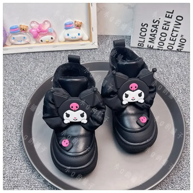 Kuromi аниме Kawaii Sanrio Ins модные мягкие сапоги Милая мультяшная My Melody Y2k милая детская