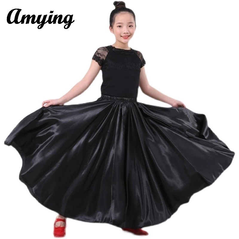 Юбка на 360/540/720 градусов по краю танцевальное платье с открытием для девочек наряд