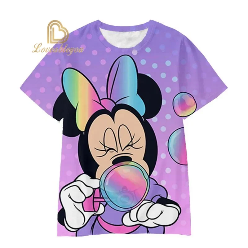 Детская летняя футболка с круглым вырезом и коротким рукавом