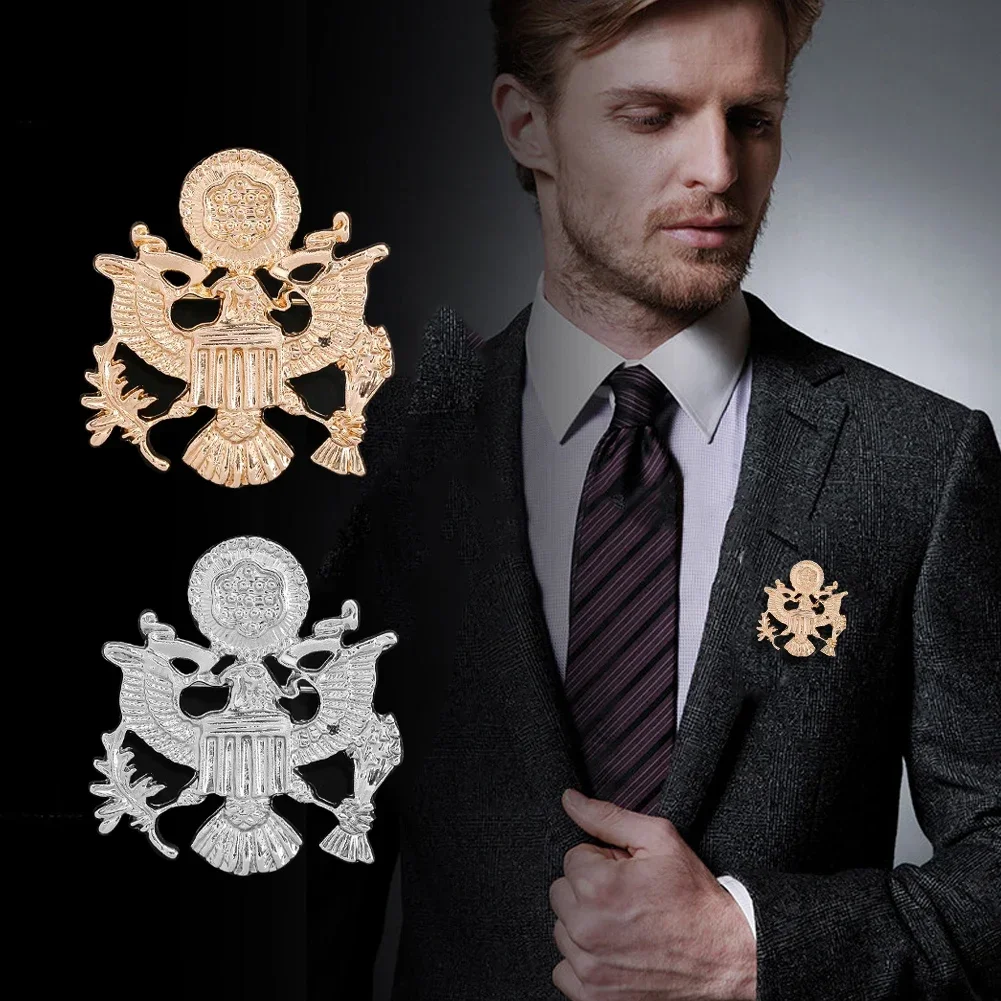 1 шт. брошь с орлом армии США кепка эмблема воротник цветком модная металлическая