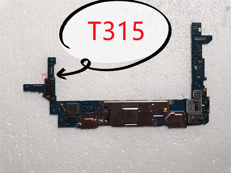 Najtaniej 100% Original For Samsung Galaxy Tablet 3 8.0 T311 T310 T315 Motherboard Full Chips Unlocked Logic Board Android OS