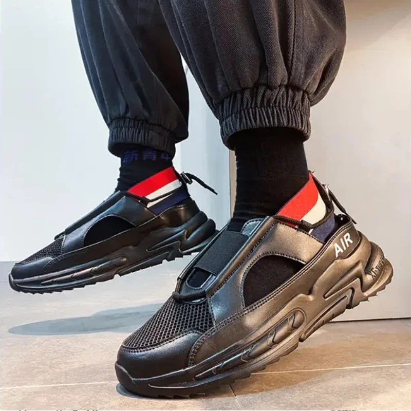 Сандалии мужские уличные водонепроницаемые повседневные босоножки с эффектом