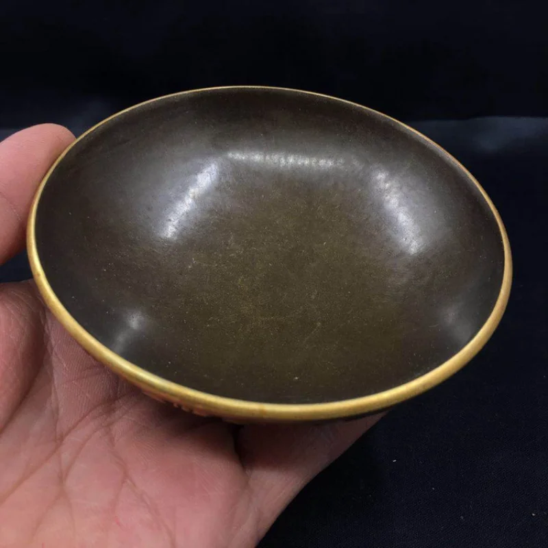 Античная разные коллекции медная миска Baifu Baishou подарок на день рождения