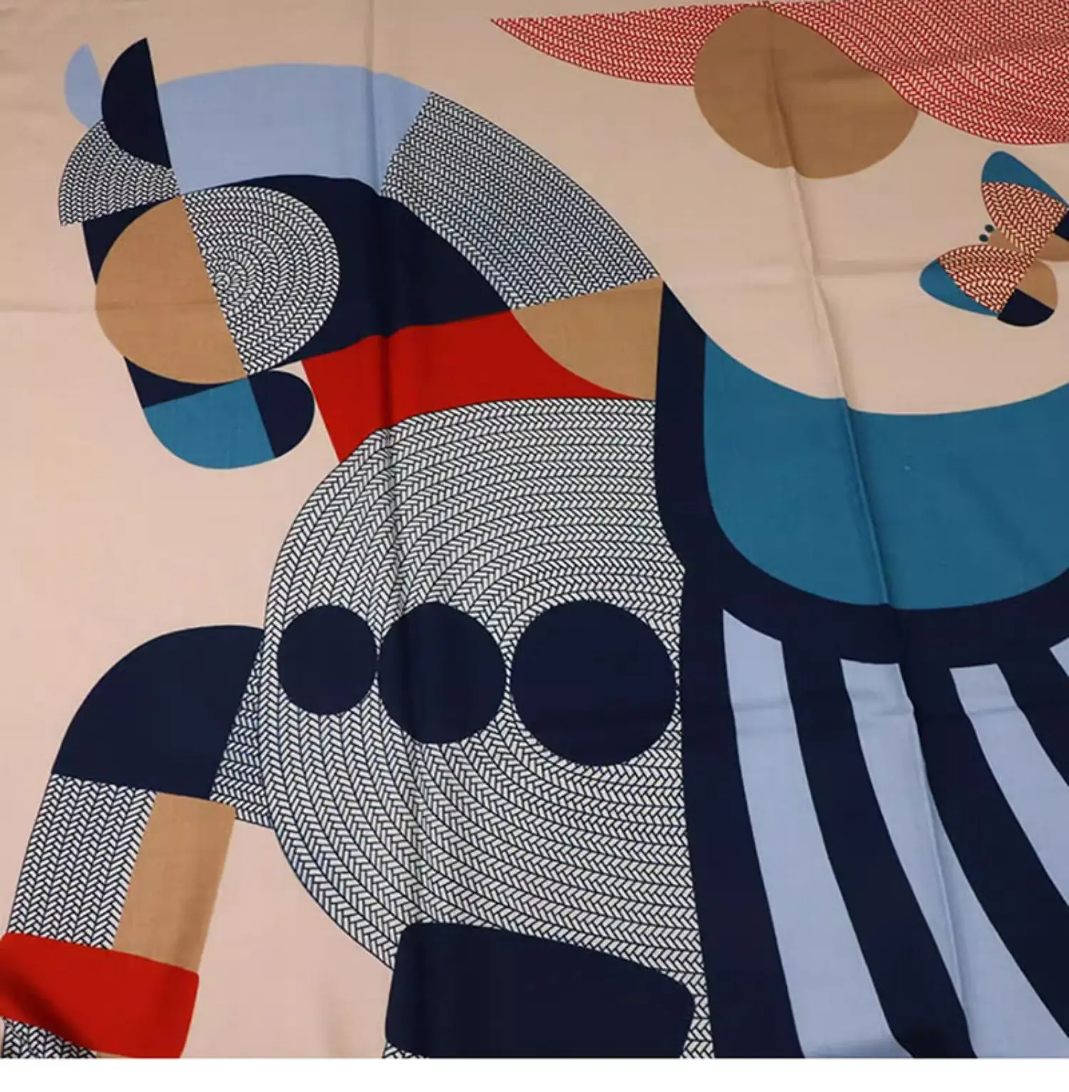 Шёлковый шерстяной кашемировый шарф с принтом животных женские шали большим