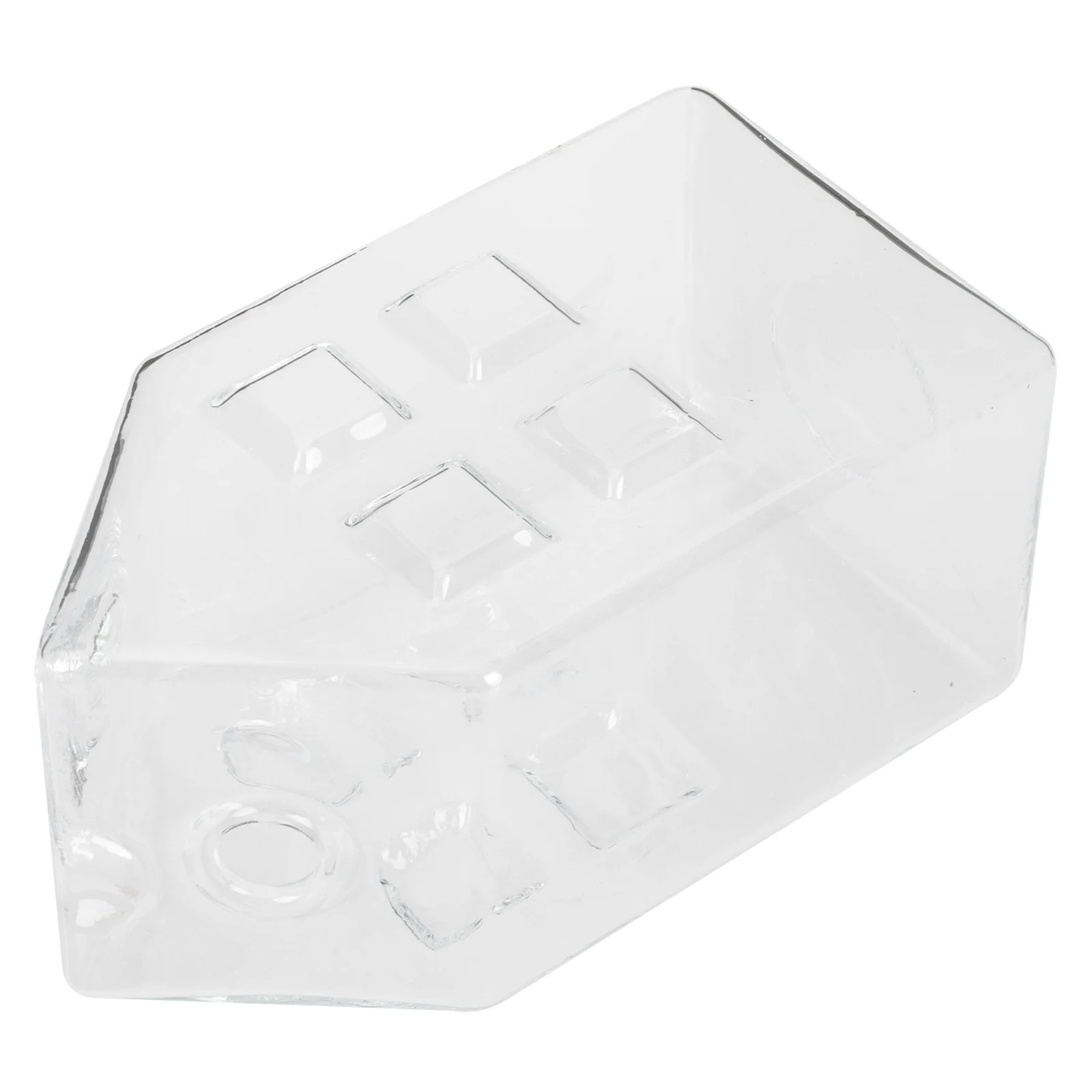 

Glass Vase Flower Vasescrafts Decor Flowers Small Square Clear Centerpieces Arrangements Floral Farmhouse Hydroponic Terrarium