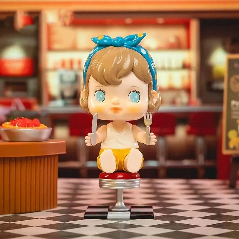 

Tapoo Retro Diner Series Blind Box Guess Bag Mystery Box Toys Doll Cute Anime Figure Desktop Ornaments Gift Collection