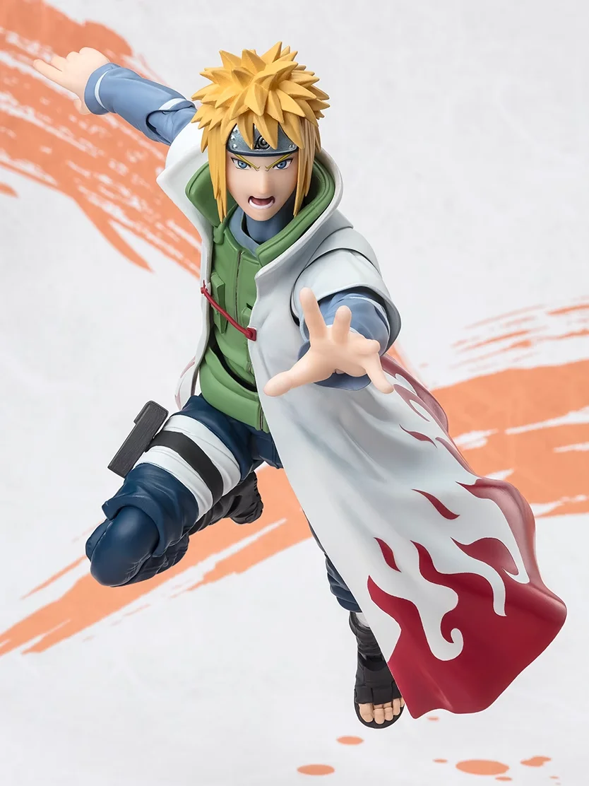 Оригинальный Bandai S.H.Figuarts Naruto Shippuden Namikaze Minato NARUTOP99 аниме фигурку игрушки модель из