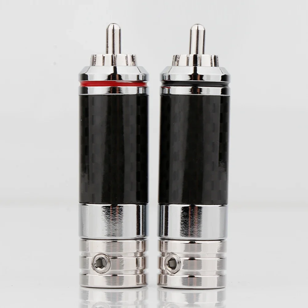 Preffair R1717 RCA разъемы из углеродного волокна 4 шт.