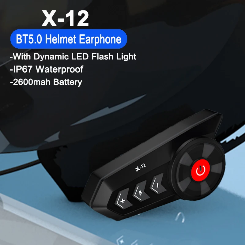 

Bluetooth-гарнитура мотоциклетная с длительным временем работы в режиме ожидания, 5,0 мА · ч