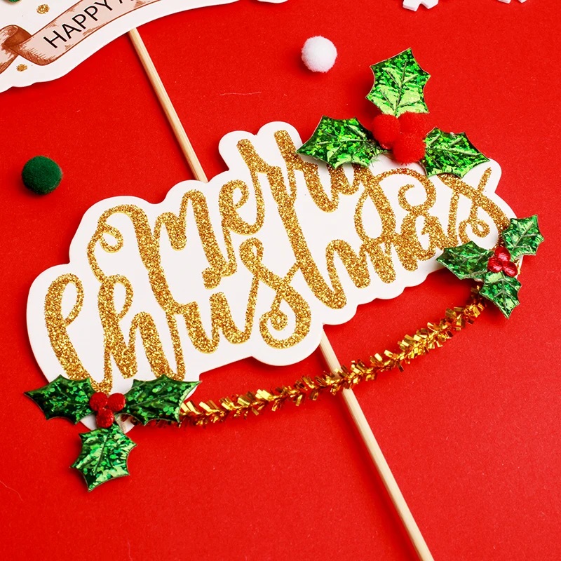 Рождественские топперы для торта Jeyomerry