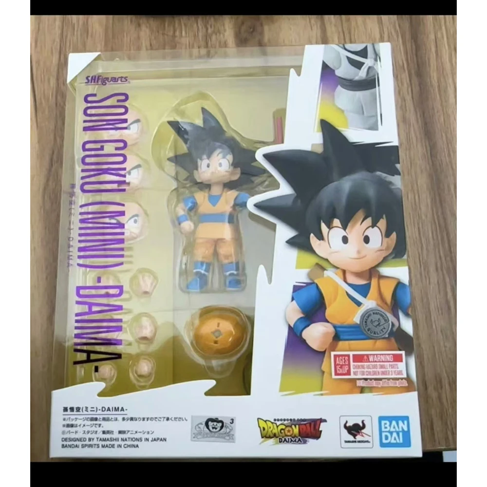 В наличии Bandai SHFiguarts Dragon Ball Daima Son Goku Mini 1/12 Action Doll Аниме ПВХ Модель Коллекционные