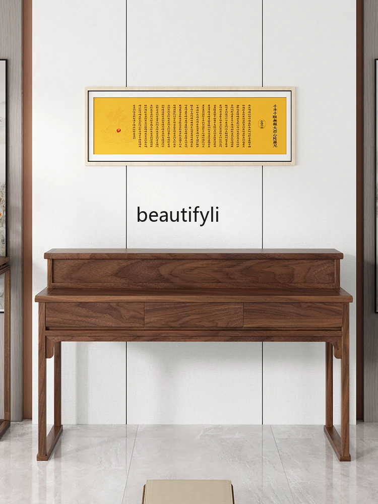 Стол из массива дерева домашний двухуровневый стол Будды буддийский gongtai новый