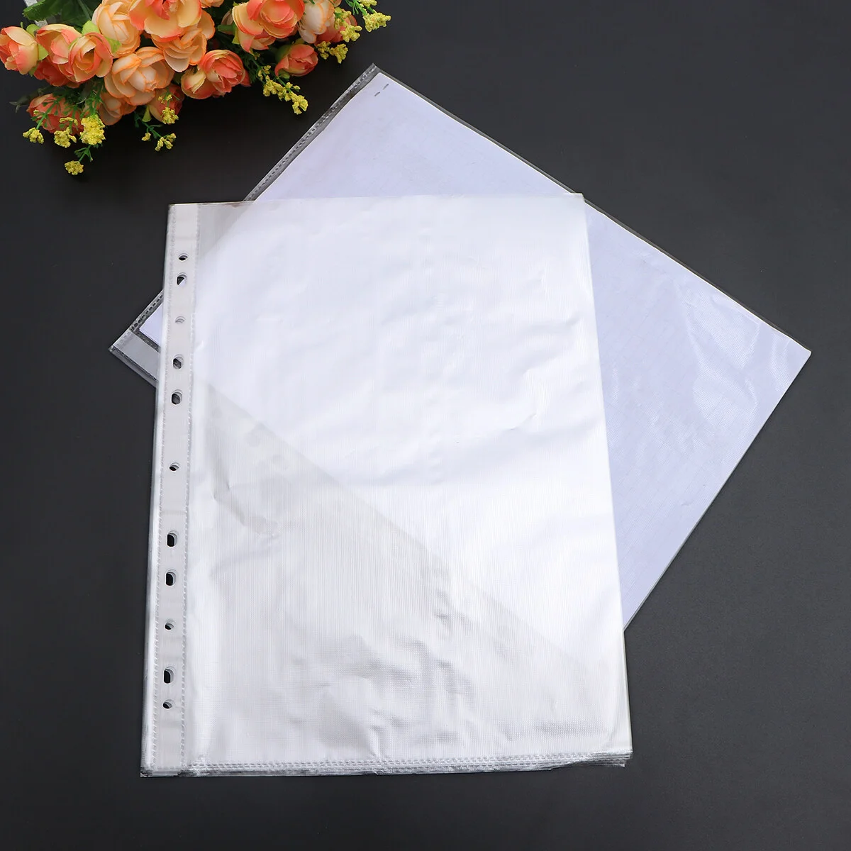 

100 шт., прозрачные папки для альбомов