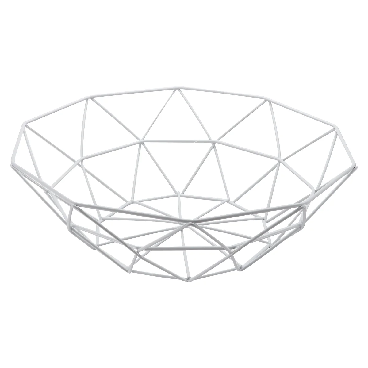 

Basket Fruit Holder Bowl Storage Decorative Coffee Wave Table Drain Iron Vegetable Tray Displaycenterpiece Organizer Cup K Snack