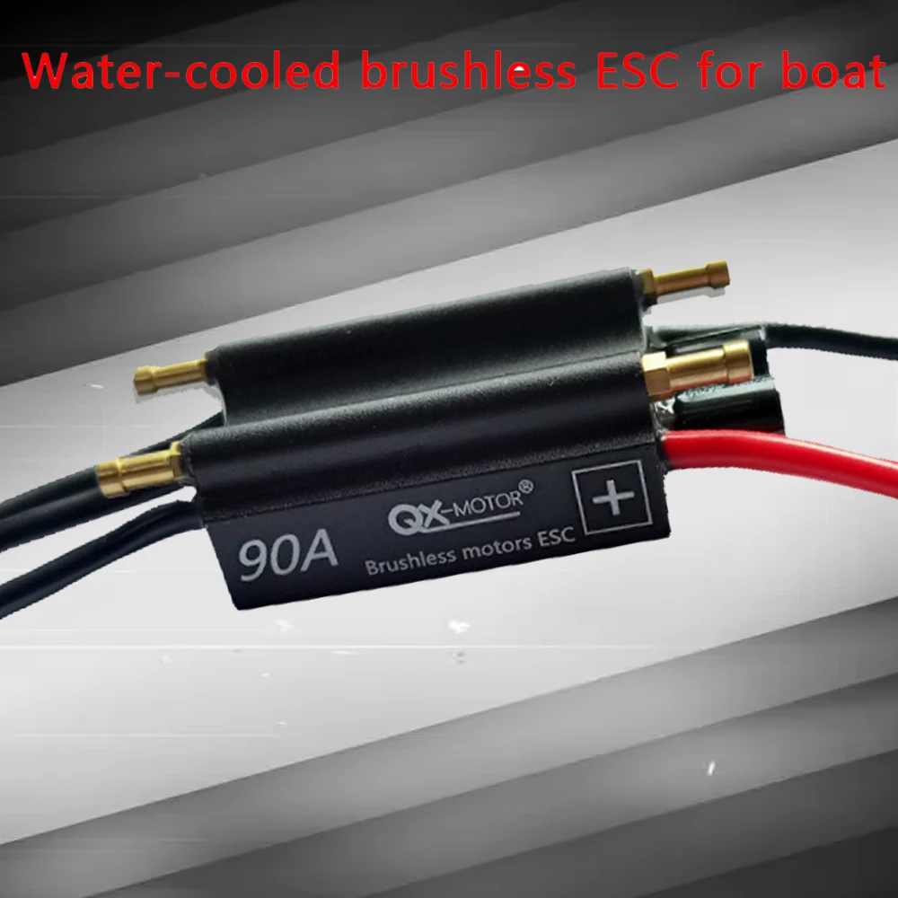 

2-6S Speed Controller 50A 70A 90A 120A QX-motor Waterproof Brushless ESC for RC Boat Ship with BEC 5.5V/5A Water Cooling Syste