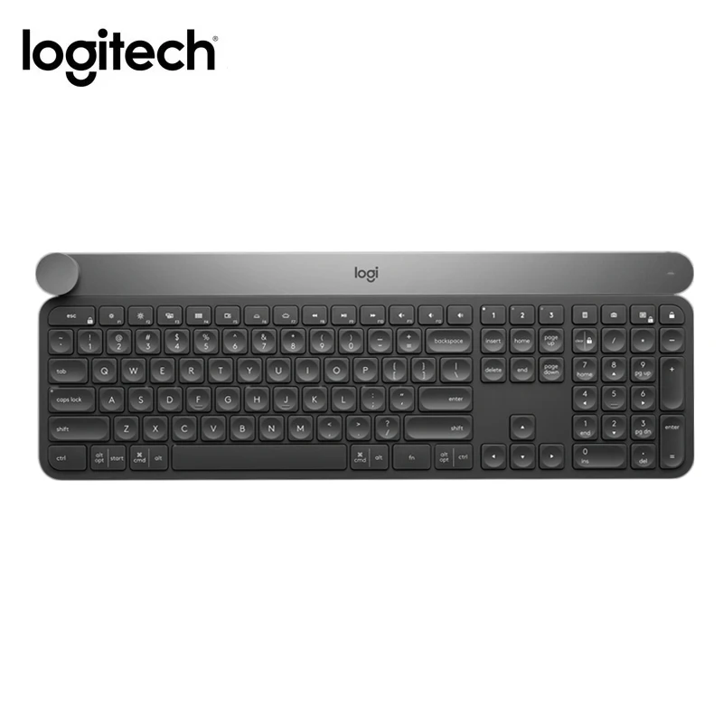 Logitech Craft Wireless Bluetooth Keyboard Intelligent Control Knob  Multiple Device Connection Unifying activer 2.4GHz wireless