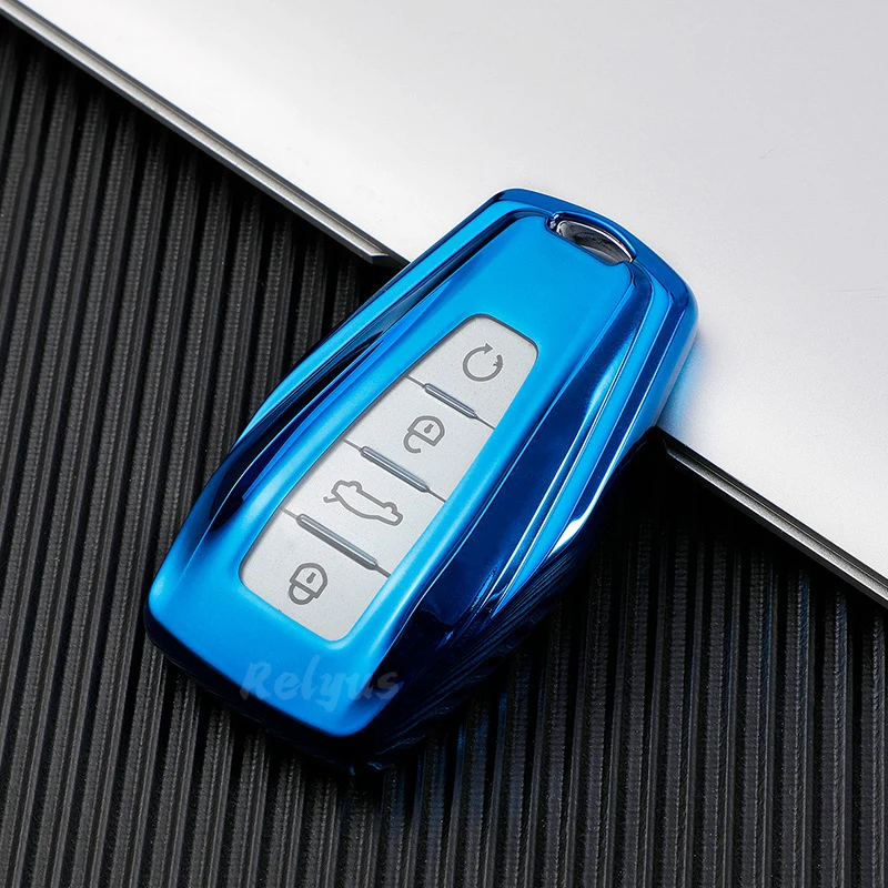 

TPU Car Key Case Cover for Geely Coolray Atlas Boyue NL3 Emgrand X7 EX7 SUV GT GC9 Borui Transparent Key Protector Shell