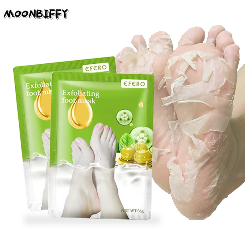 

Отшелушивающая маска для ног, маска для удаления омертвевшей кожи и мозолей, маска для удаления трещин на пятках, увлажняющая маска для педи...