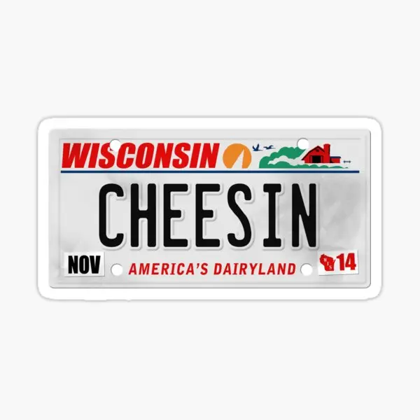 

5 шт., наклейки для номерного знака, с мультяшным принтом