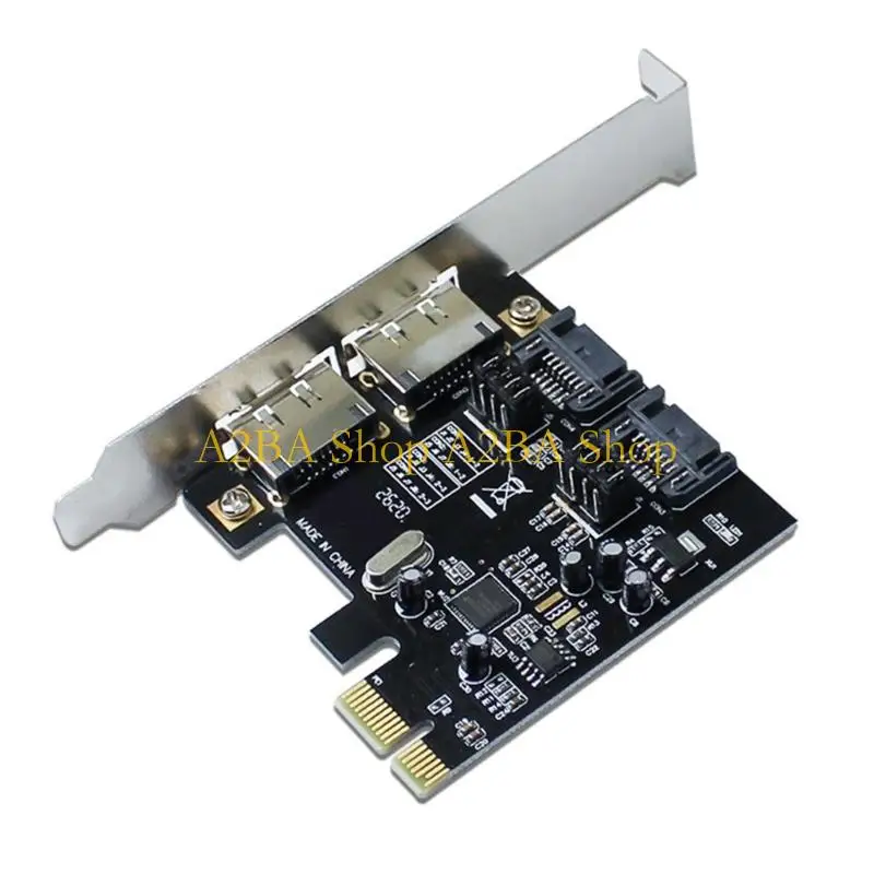 Фото Высокая производительность A2BA ASM1061 PCIe к карте адаптеров SATA3.0 eSATA для систем №3