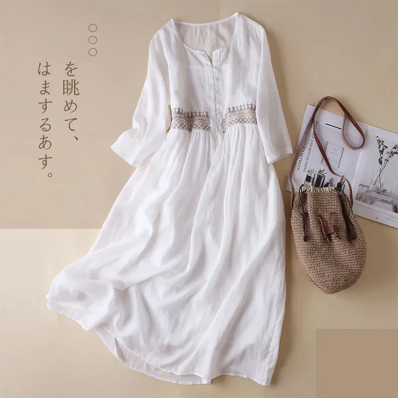 Cotton dress women's spring and summer 