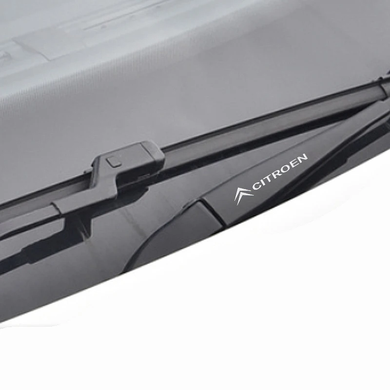 

3D Metal emblem Auto Decor Decals Car Window Wiper Stickers For Citroen C4 Picasso C4L C3-XR C2 C3 C5 C6