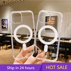 Магнитный чехол с беспроводной зарядкой для iPhone 13 12 11 Pro Max Mini XR X XS MAX 7 8 Plus SE 2020