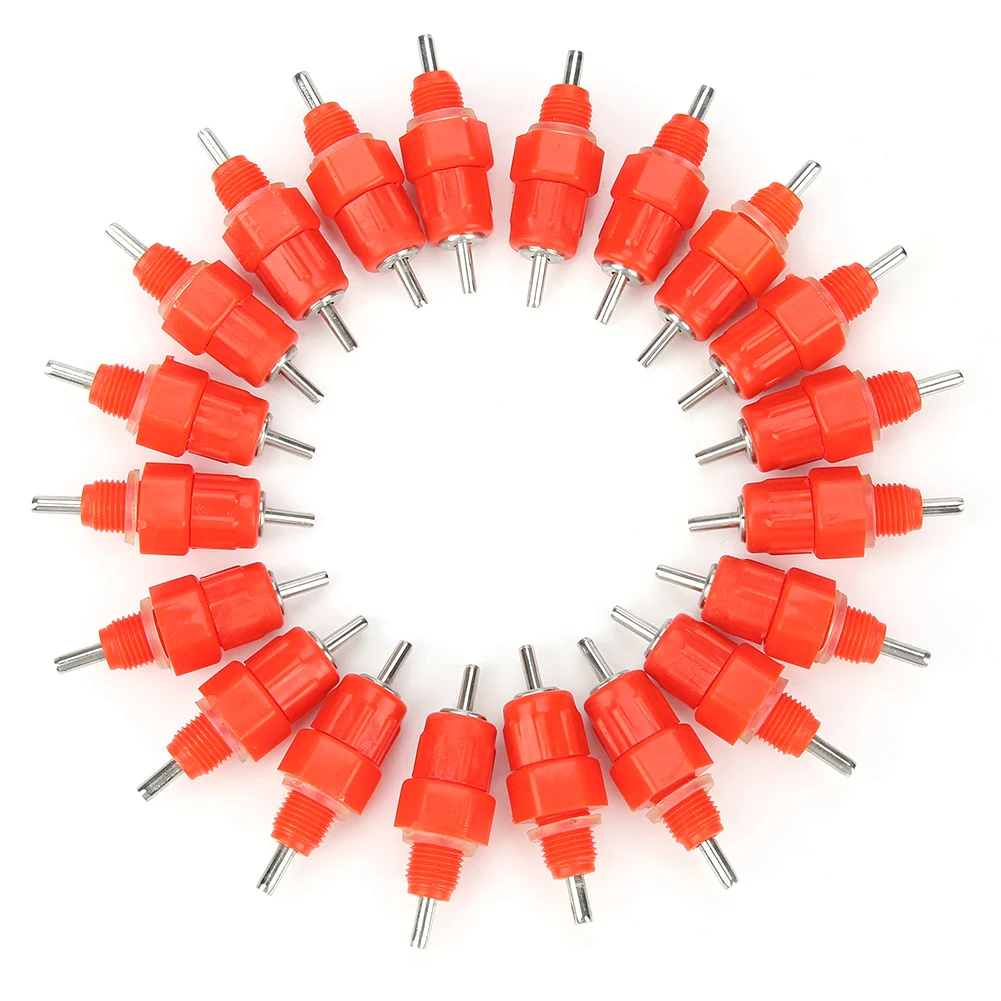 Автоматическая поилка для воды винтовой тип кормушка цыплят уток домашнего