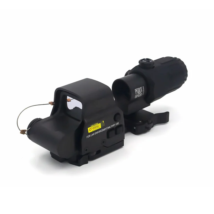 

Tactical Red Dot Sight 558+G33 Combined 3x Magnifier Scope Sight for 20mm Rail Rifle Hunting Gun Optics