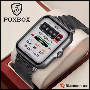 foxbox 2022 bluetooth answer call smart watch men ip67 waterproof women dial call smartwatch gts3 gts 3 for android ios phone free global shipping