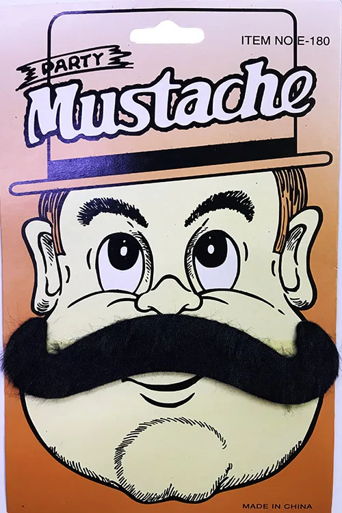 

Черные Накладные Усы Для вечевечерние