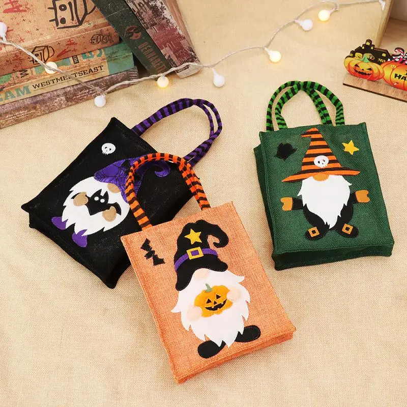

Cartoon Handbag For Festival Celebrations Durable Cartoon Doll Gift Bag Kids Gift Halloween Handbag Snack Bag Cornucopia Lovely