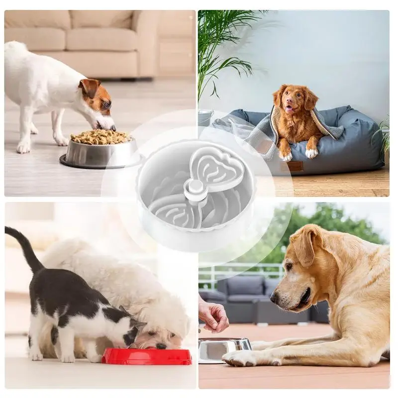 Миска для корма собак пазл медленного кормления защита от удушения маленьких и