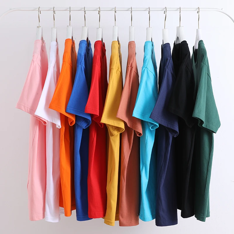 Футболка женская Свободная однотонная с коротким рукавом и воротником запахом