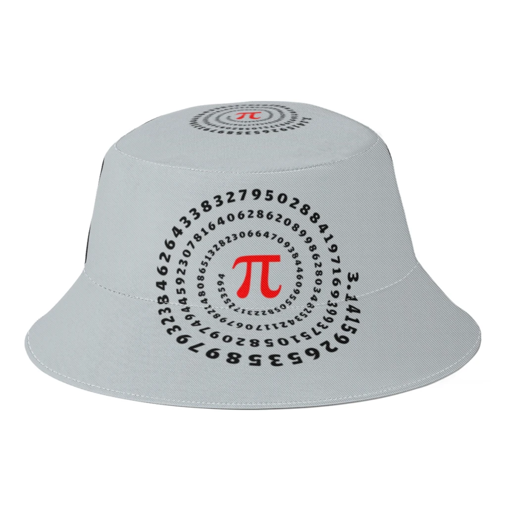 

Spring Pi Spiral Science Math Bucket Hat for Men Women Customized Funny Read Mystery Fisherman Hats Sandbeach Sun Hat