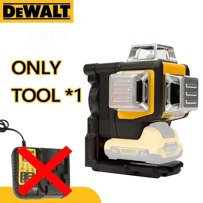 Фото Dewalt DW089LG 3 стороны * 360 градусов вертикальные линии лазерный измеритель уровня открытый 12 В литиевая батарея горизонтальный уровень зеленого света №5