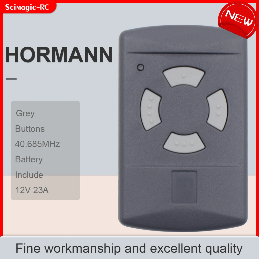 

Пульт дистанционного управления HORMANN 40,685 МГц HSM4 HS4 HSE2, Беспроводной 4-Кнопочный дубликатор для гаражных ворот