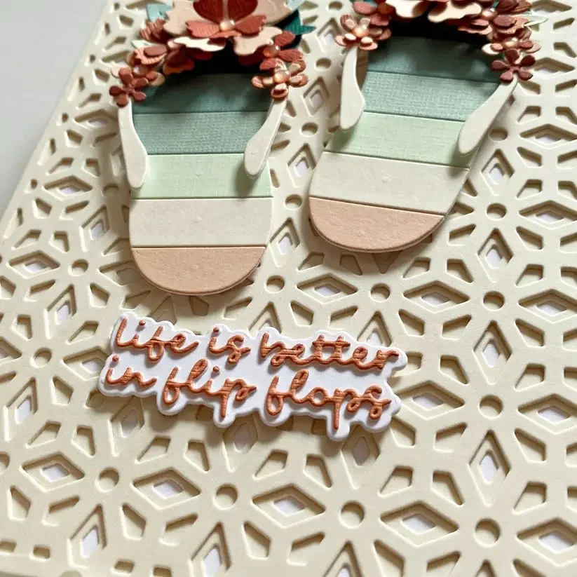 Mmao Craft металлические режущие штампы пресс-форма перекрещенная прямоугольная