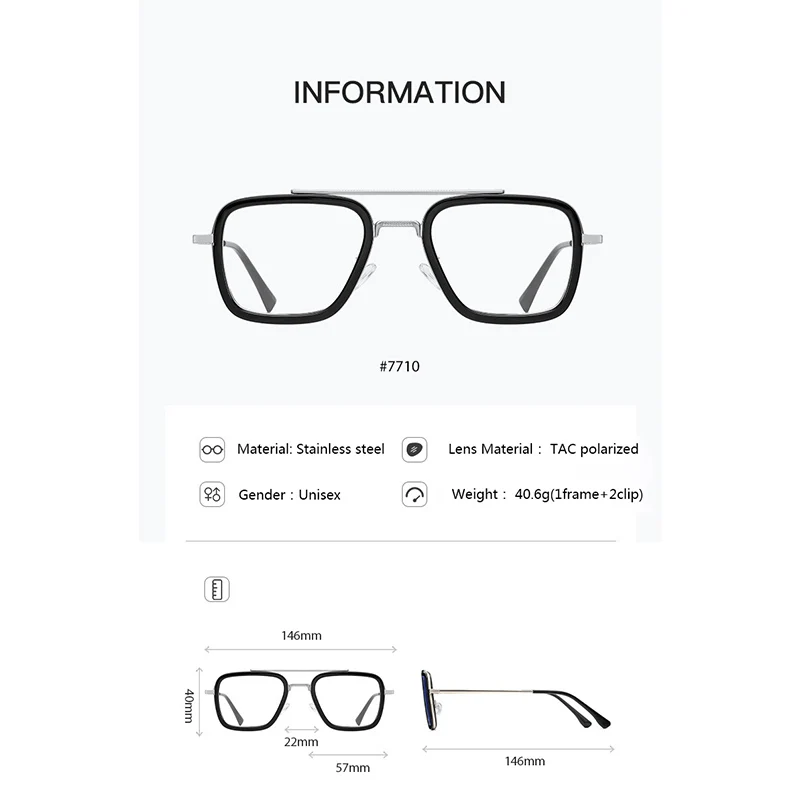 Мужские Складные солнцезащитные очки KANDREA Модные металлические поляризационные