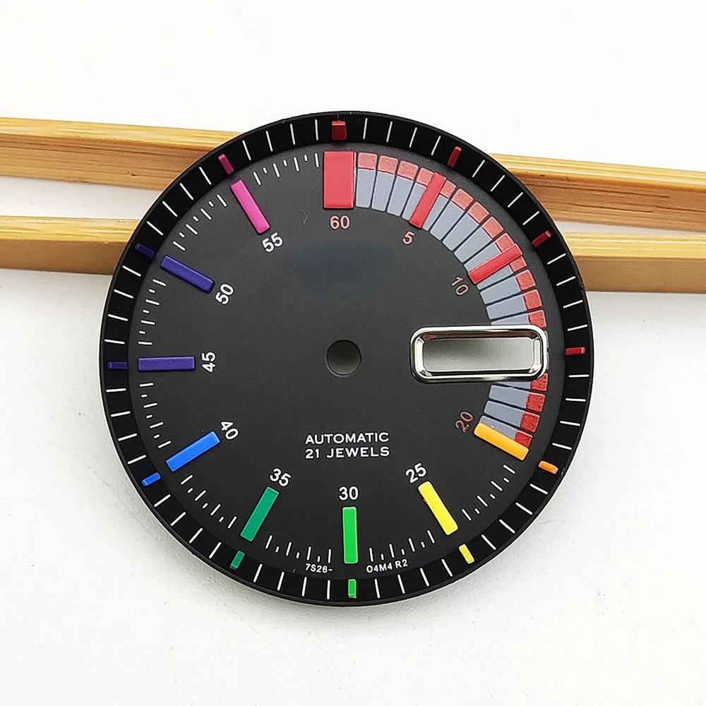 S 28.5mm Watch Dial Fit Japan NH35 NH36 4R 7S Automatic Movement Men Watch Accessories