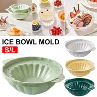 ice bowl mould plastic diy creative ice cube maker large food grade silicone ice cube food tray mold ice maker iced tools